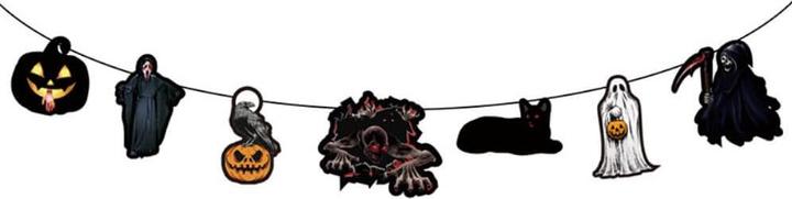 Out of the blue Halloween party decoration spooky paper garland