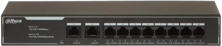 Actual product image Dahua Switch It Dh-Sg1010lp 10-Port Economical Gigabit Switch With 8-Port Poe (10 ports)