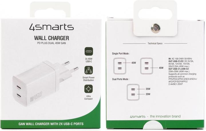 Immagine prodotto 4smarts PDPlug Dual (45 W, 2 porte)