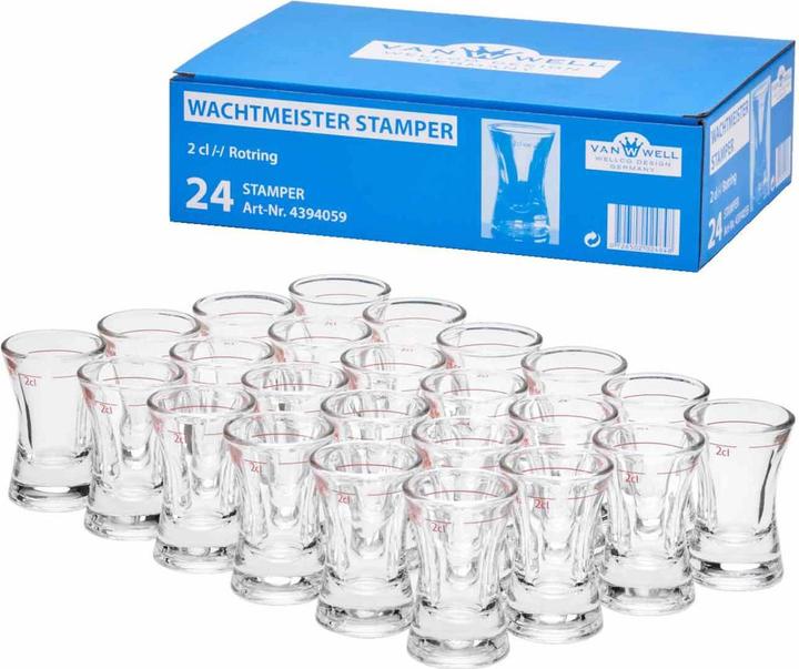 Produktbild Bormioli Rocco Wachtmeister Stamper geeicht mit Rotring (Schnapsgläser + Shotgläser)