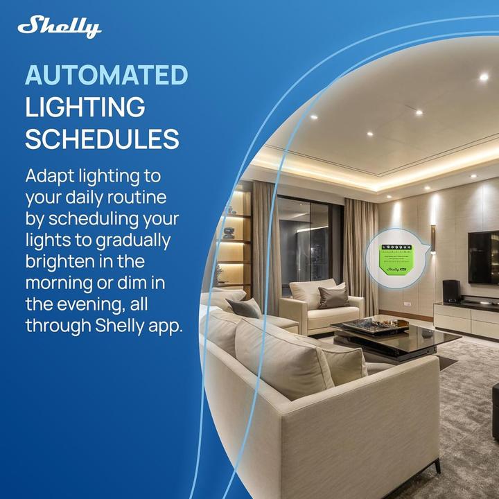 Produktbild Shelly Dimmer Gen3 (Dimmaktor)