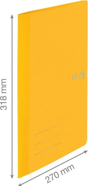 Image du produit von Dossier rapide avec mécanisme de reliure, A4, jaune, 10 pièces (A4, 10x)