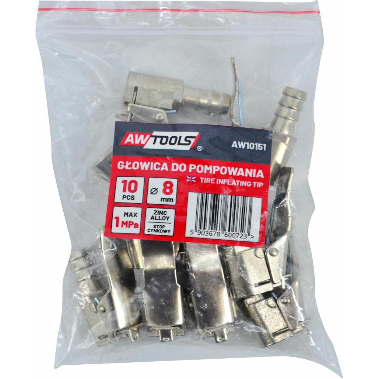 Thumbnail - Awtools, Fahrzeug Werkzeug, GŁOWICA DO POMPKI 6mm 10 SZT.