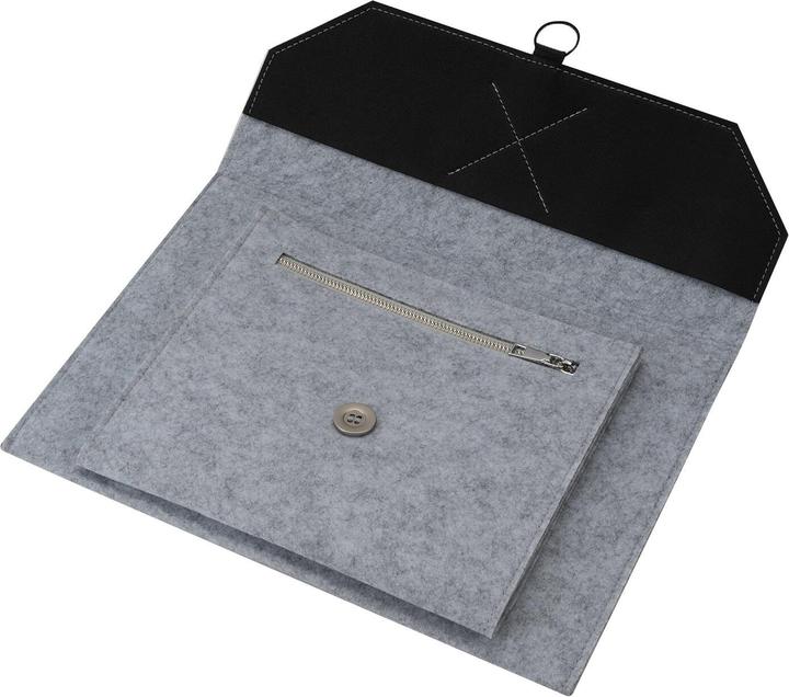 Produktbild 4smarts Torba+podstawka pod laptop/ tablet FoldStand ErgoFix 13" grey/silver 456583 (13", Universal)