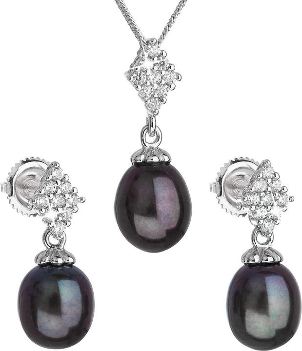 Image du produit Evolution Group - Luxury silver set with true tahiti pearls Pavon 29018.3 (L)