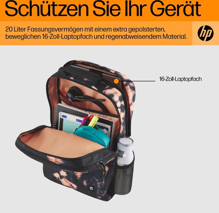 Actual product image HP Campus XL Tie Dye Backpack (20 l)