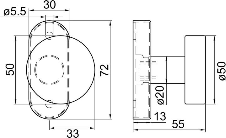 Immagine prodotto Nickal Pomelli per porte (Pomello della porta)