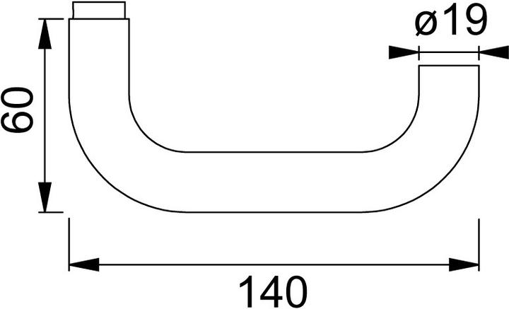 Actual product image Nickal Door handle (Door handle)
