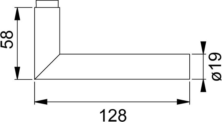Actual product image Nickal Door handle (Door handle)