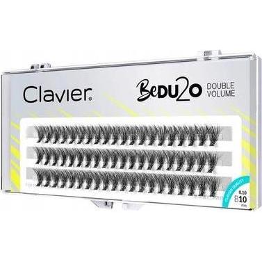 Clavier, Ciglia finte, BeDU2O Doppio Volume kępki rzęs 10mm (Ciglia artificiali)