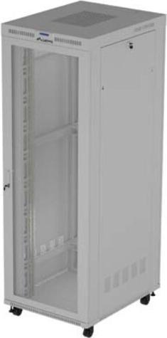 Produktbild Lanberg Stehender 19" Rack-Schrank 47U 800x1200 grau mit perforierten Türen und LCD (Flat Pack) V2 (10.86 HE, 19 Zoll Rack)