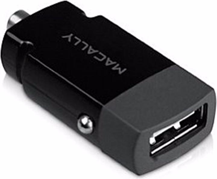Image du produit Macally Chargeur de voiture USB 1.0A pour iPhone & iPod - Gris/Noir