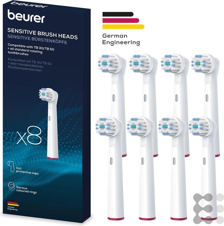 Produktbild Beurer TB 30/50 Bürstenköpfe Sens. 8 Stk. (8 x)
