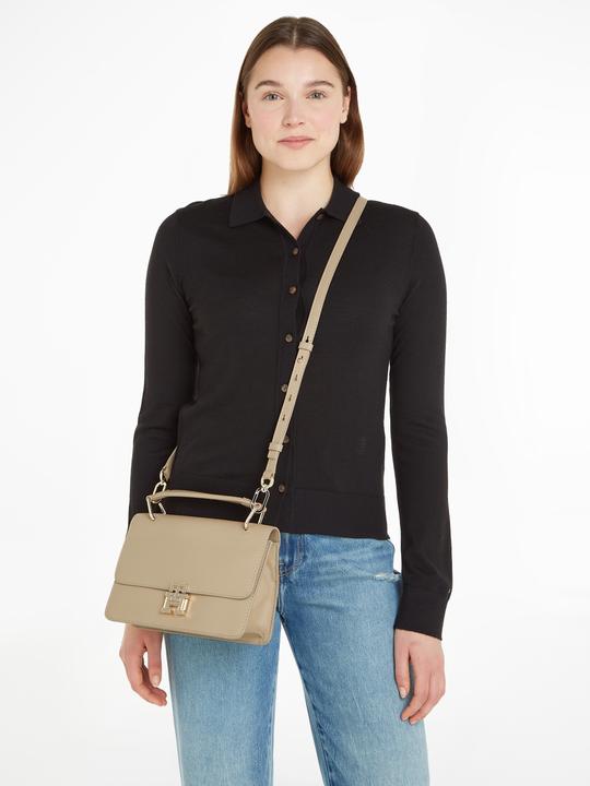 Produktbild Tommy Hilfiger Handtasche Pushlock Leather Crossover FA23