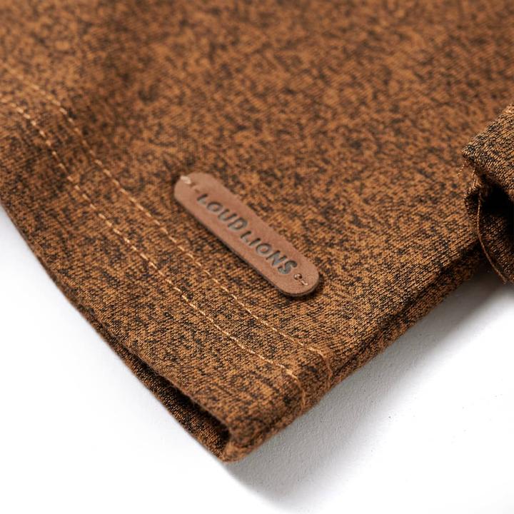 Produktbild VidaXL Kinder-Langarmshirt Cognac Melange 116,Material: 50 (116)
