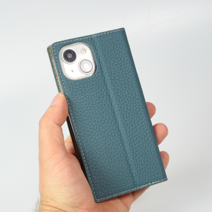 Produktbild PhoneLook Hülle Flip 3D echtes genarbtes Rindsleder (Apple iPhone 15)