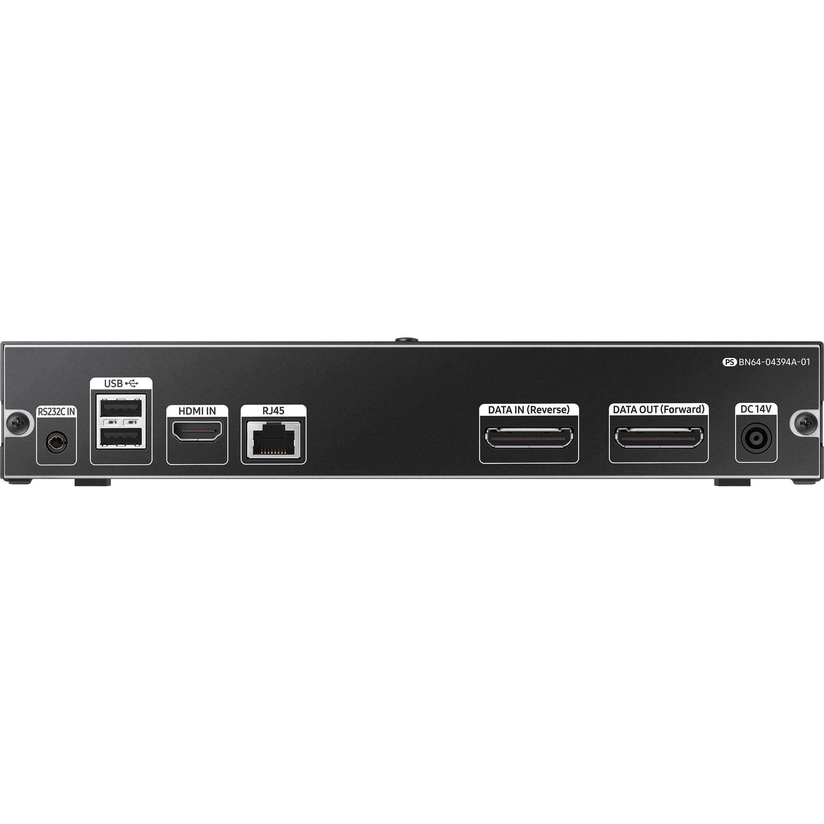 Thumbnail - Samsung SBB-SNOWRAF - 1920 x 1080 Pixel - RS-232C - Schwarz - Tizen 4.0 - 50 - 60 Hz - 2, Digital Signage Zubehör, Schwa...