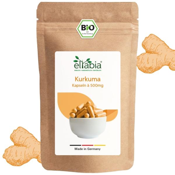 Actual product image Eltabia Organic Turmeric Piperine Capsules 100 (100 Piece, Capsules)