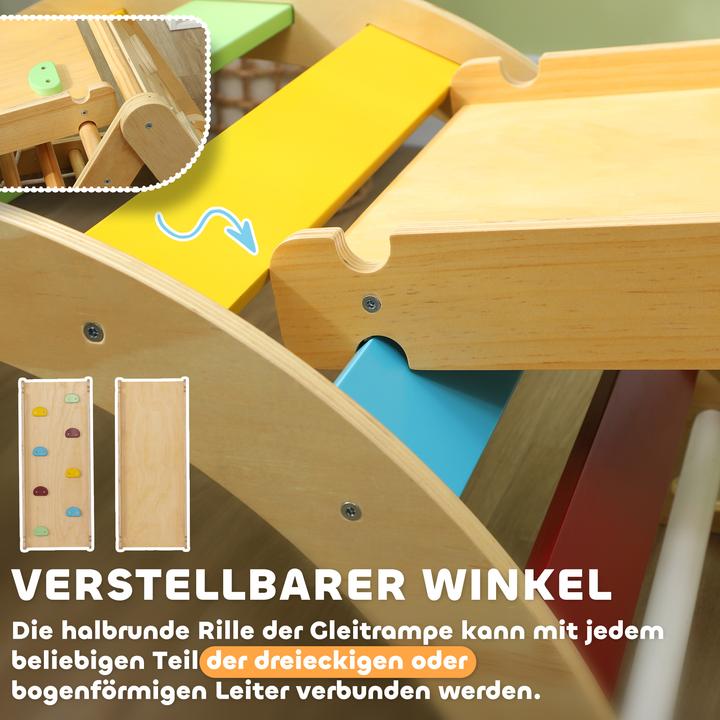 Image du produit Aiyaplay Klettergerüst Kiefernholz, Mehrschichtenplatte Mehrfarbig