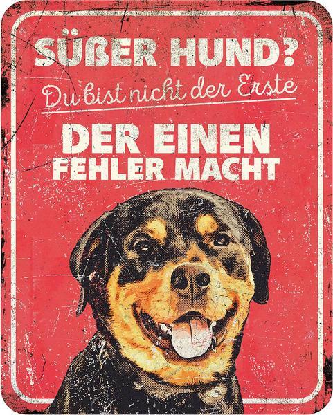 Image du produit EBI D&D Home Panneau d'avertissement Rottweiler rouge