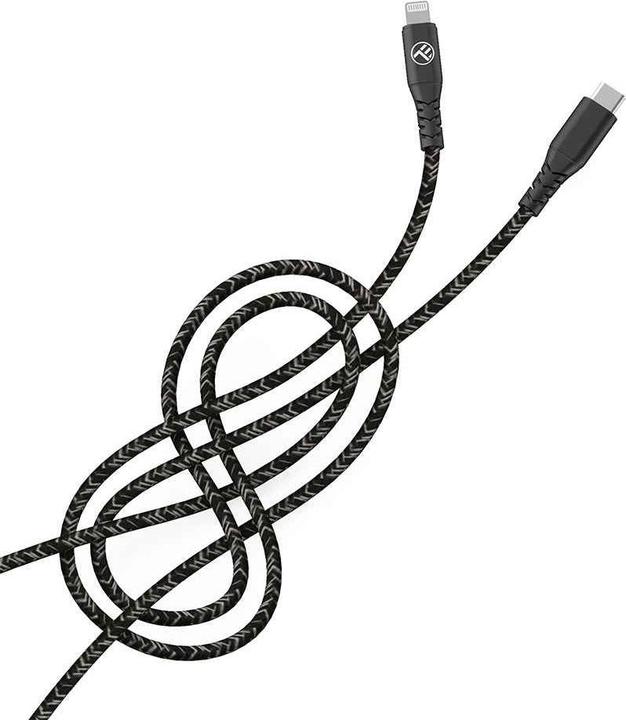 Produktbild Tellur Green Data cable Type-C to Lightning 3A PD60W 1m nylon black (1 m, USB 3.2 Gen 2, 60 W)
