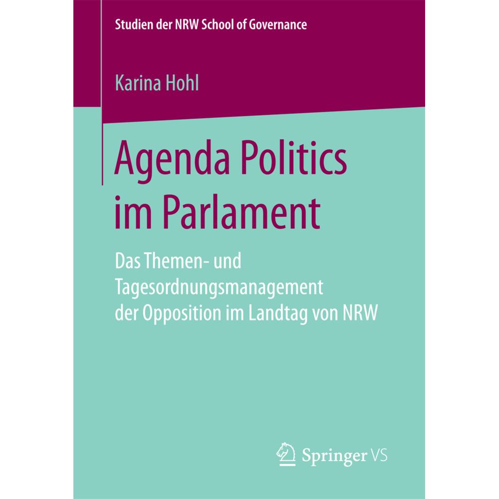 Agenda Politics im Parlament, Fachbücher von Karina Hohl