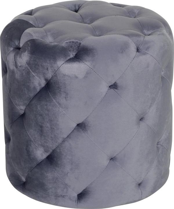 Domoletti Pouf HS-R08-2, grey, 40 cm x 40 cm x 40 cm