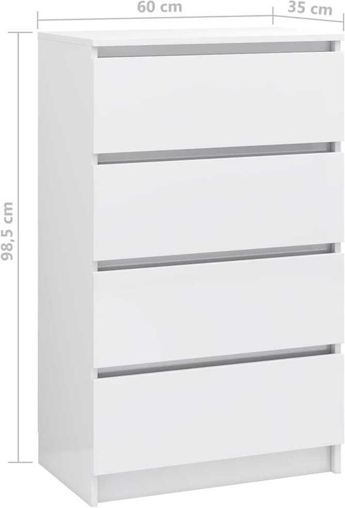 Actual product image VidaXL Peter (60 x 35 x 98.5 cm)