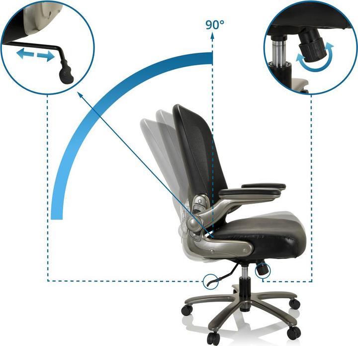 Actual product image Hjh Office INSTRUCTOR XXL T I Leather