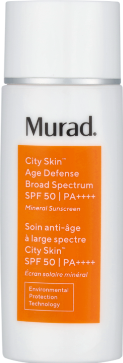 Actual product image Murad City Skin Age Defense Sunscreen SPF 50 I PA++++ 50 ml (Sun cream face, SPF 50, 50 ml)