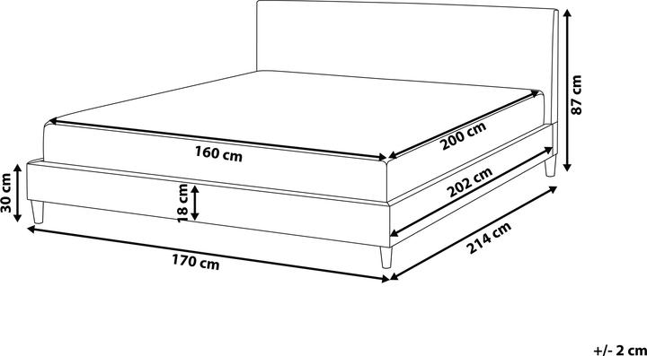 Actual product image Beliani Fitou (160 x 200 cm)