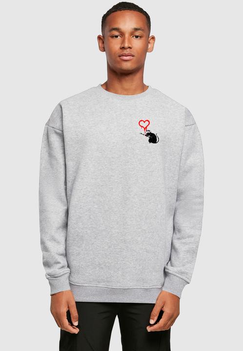 Produktbild Merchcode Banksy - Love Rat Sweat Crewneck - 192739 (L)