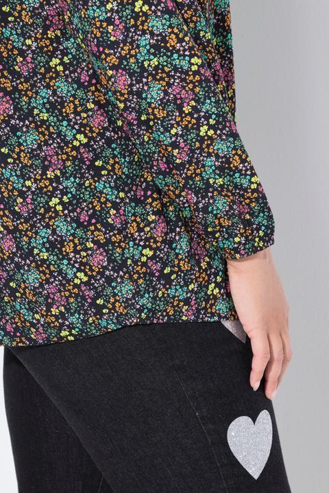 Produktbild Angel of Style Bluse, Blümchendruck, Langarm (50)