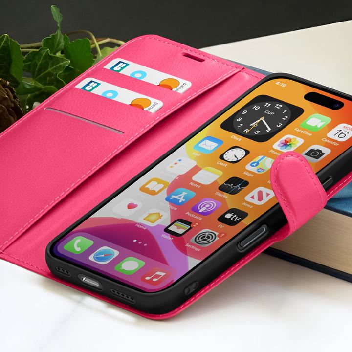 Actual product image Zanaé Klappetui iPhone 16, mit Ständer (Apple iPhone 16)