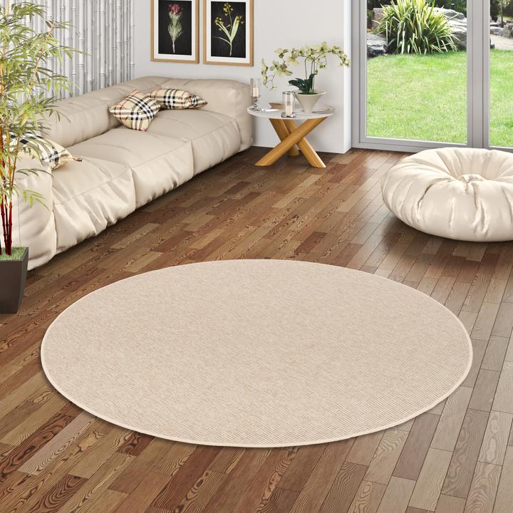 Actual product image Snapstyle Nature Sisal Look Carpet Taff Round (100 x 100 cm)