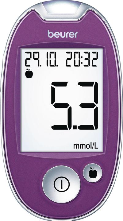 Productafbeelding Beurer GL 44 paarse mmol/L (Glucosemonitors)