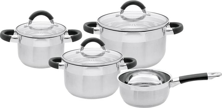 ELO Topfset Basic Black Steam 4tlg (Pfannenset + Topfset, Edelstahl)