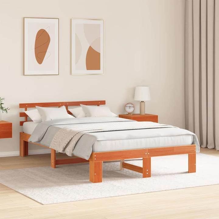 Image du produit vidaXL Moderner Bettrahmen (140 x 190 cm)