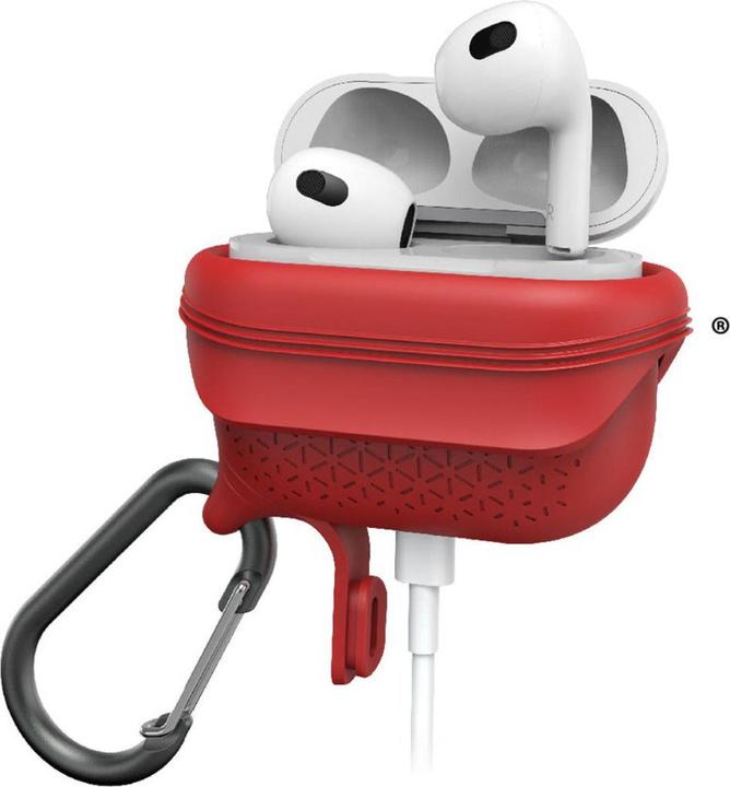 Actual product image Catalyst Vibe Waterproof Protective Case for AirPods, Red (Headphone bag)