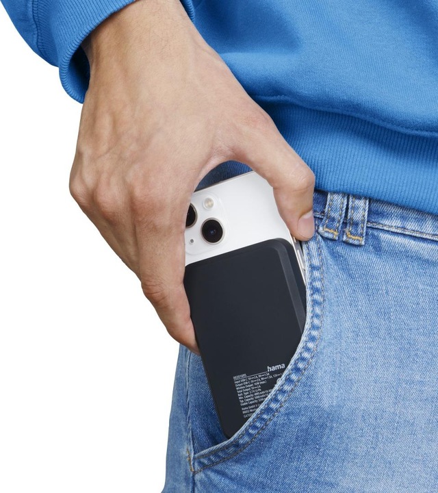 Actual product image Hama MagPower5 (5000 mAh, 18.50 Wh)