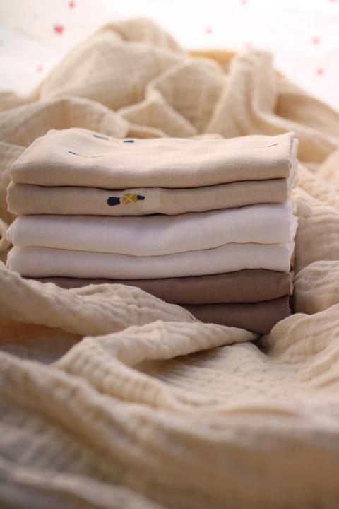 Immagine prodotto Copenhagen Vanilla - Muslins 6 Pack - Cozy Grey - 70 x 70 cm (MUSL8524) (70 cm, 70 cm)