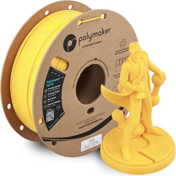 Actual product image Polymaker ™ PETG (PETG, 1.75 mm, 1000 g)