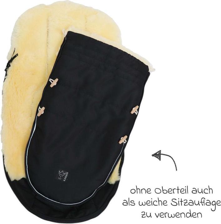 Actual product image Kaiser Baby Fusssäcke für Kinderwagen & Buggys Lammfell-Fusssack Love the Nature für Kinderwagen, Buggy