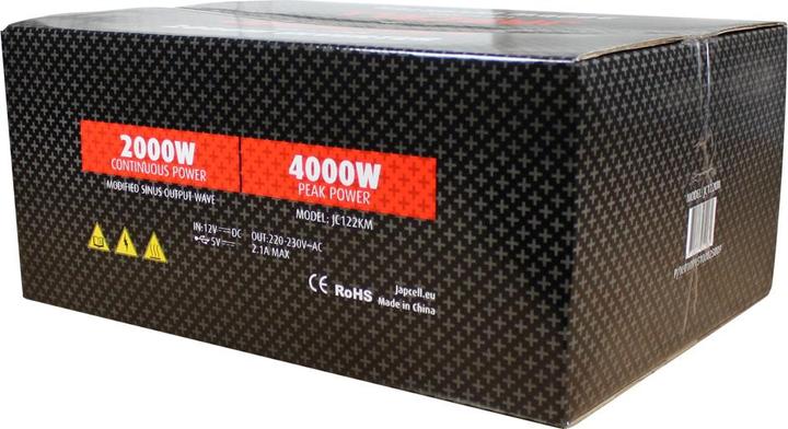 Productafbeelding Japcell Omvormer voor auto 12V naar 230V