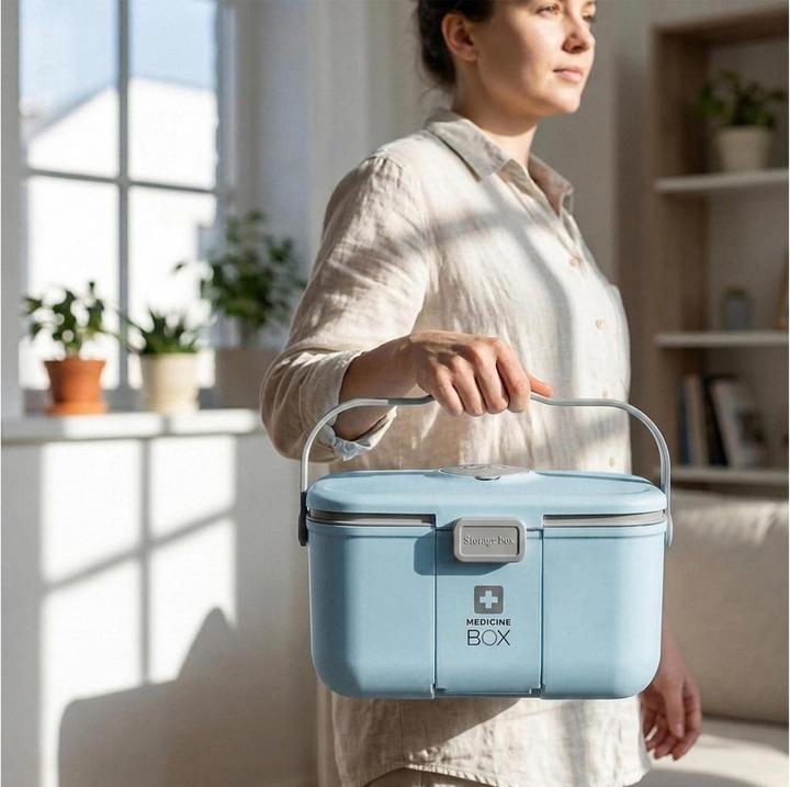 Actual product image Relaxdays Medicine box