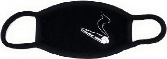 Actual product image Black Leaf Joint face mask