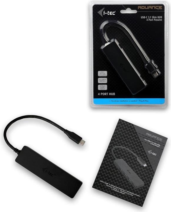 Actual product image i-tec C31HUB404 (USB-C, 4 ports)