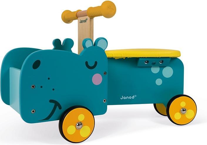 Actual product image Janod Nilpferd mit beweglichem Vorderteil