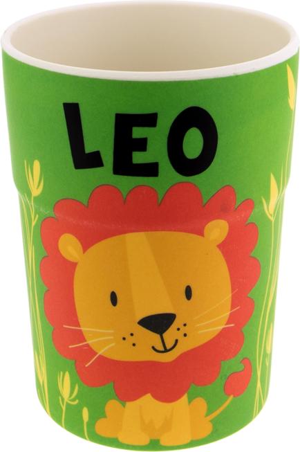 Actual product image Panda Crew Kinderbecher Name Leo