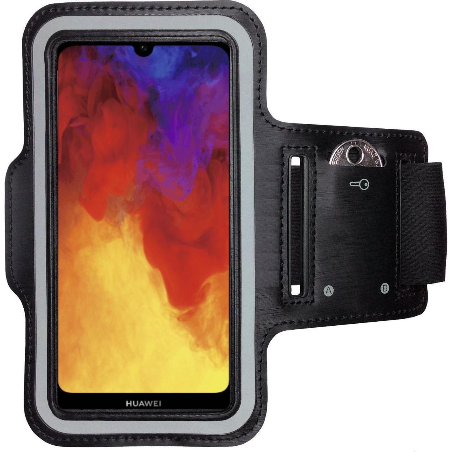 CoverKingz Sportarmband für Huawei Y6 (2019), Smartphone Sportarmband, Schwarz